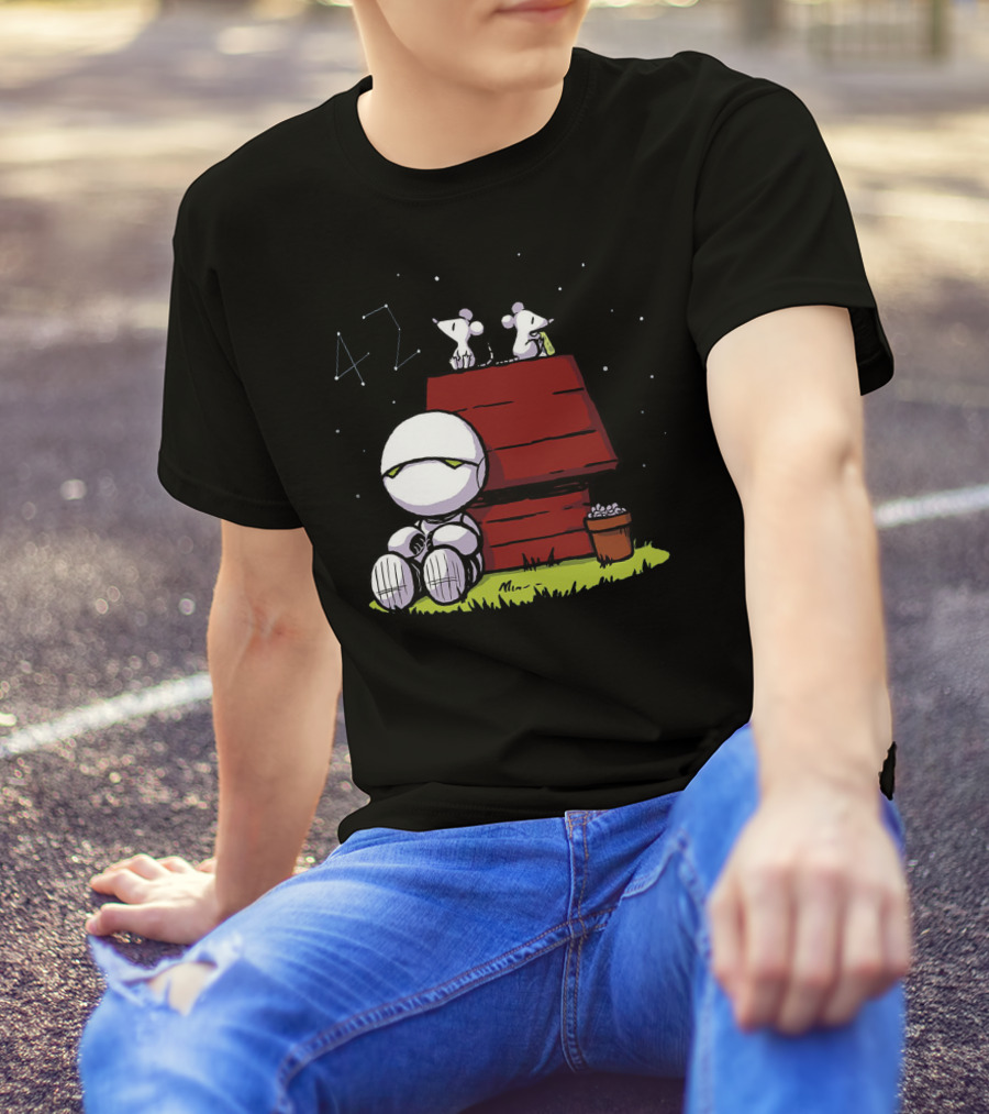 Life Don Marvin Snoopy House 42 Constellation T-Shirt