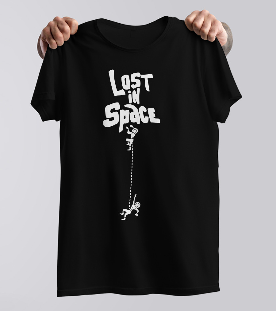 Lost In Space Astronauts Floating In Zero Gravity Adventure T-Shirt