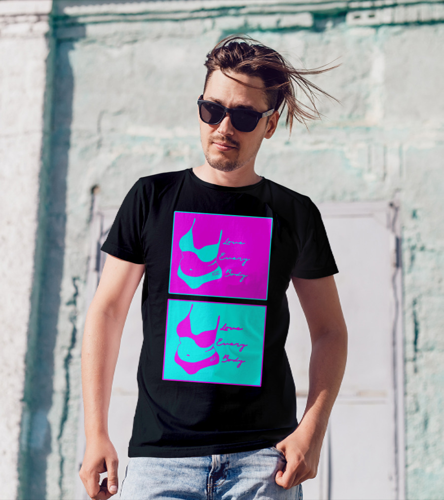 Love Every Body JQ Multicolor Neon T-Shirt