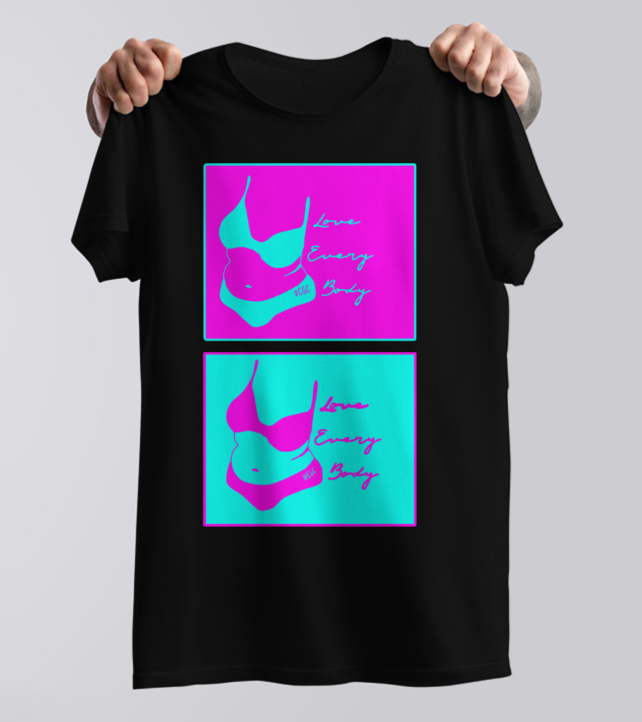 Love Every Body JQ Multicolor Neon T-Shirt
