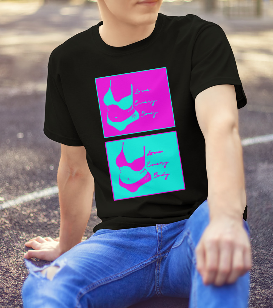 Love Every Body JQ Multicolor Neon T-Shirt