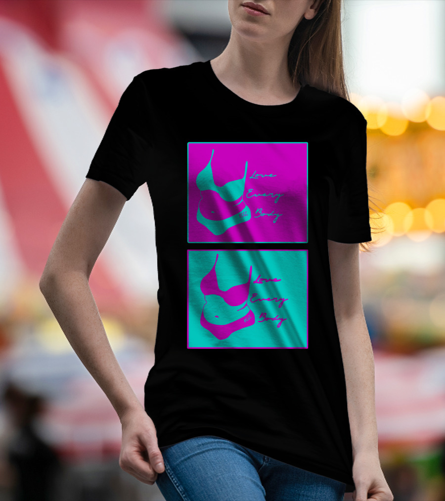 Love Every Body JQ Multicolor Neon T-Shirt