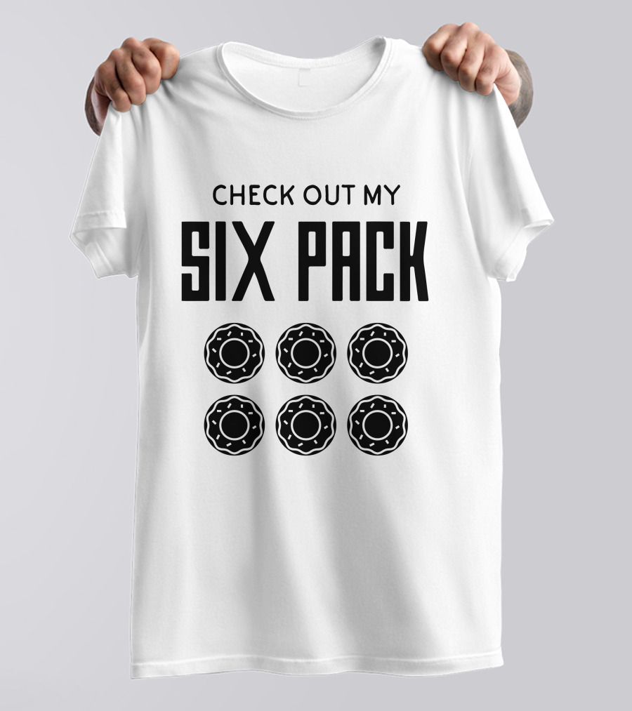 Check Out My Six Pack Donut Lover Cute T-Shirt