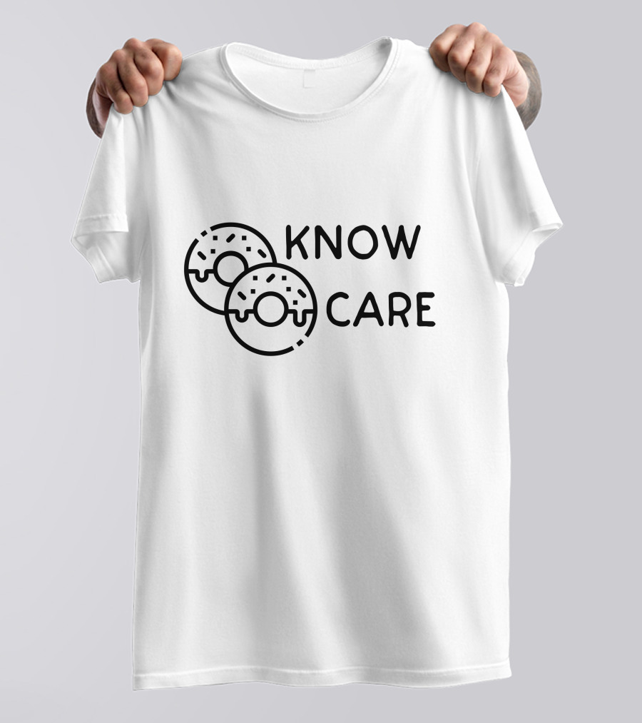Know Care Donut Lover Men Women Kid Cute T-Shirt