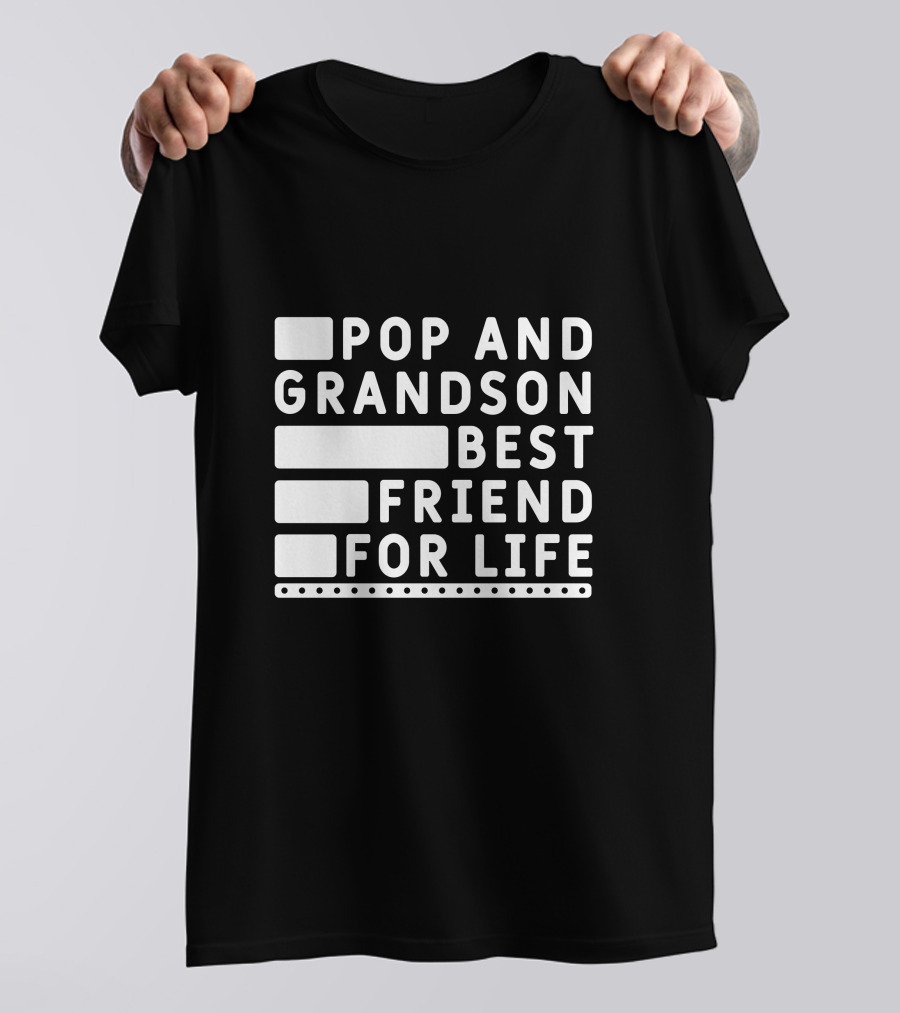 Pop And Grandson Best Friends For Life Cool T-Shirt