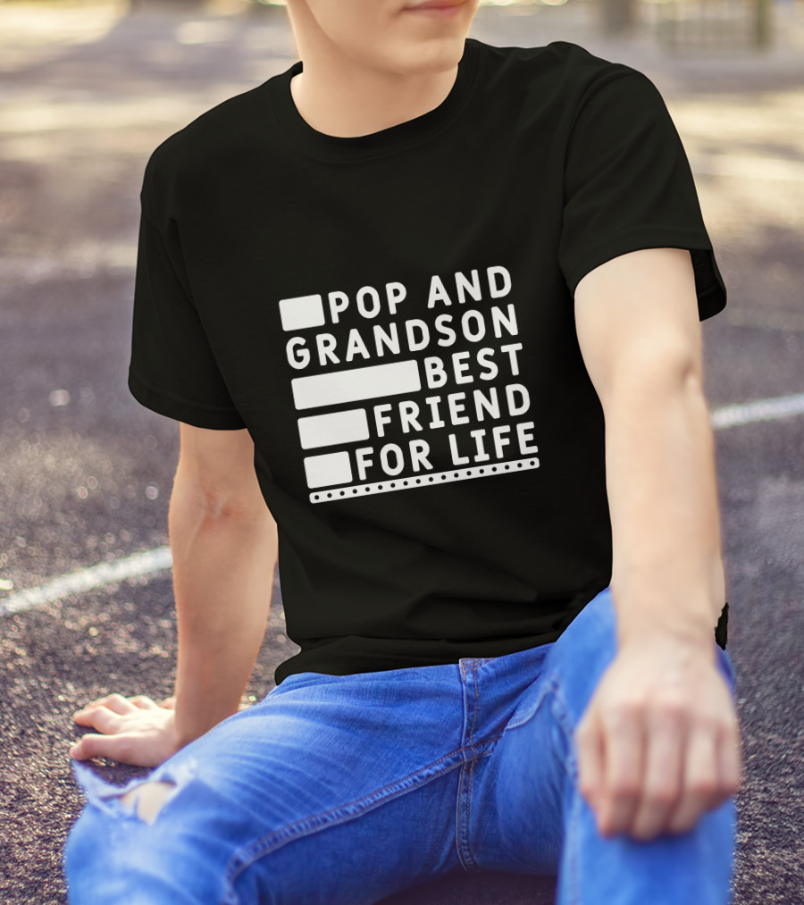 Pop And Grandson Best Friends For Life Cool T-Shirt