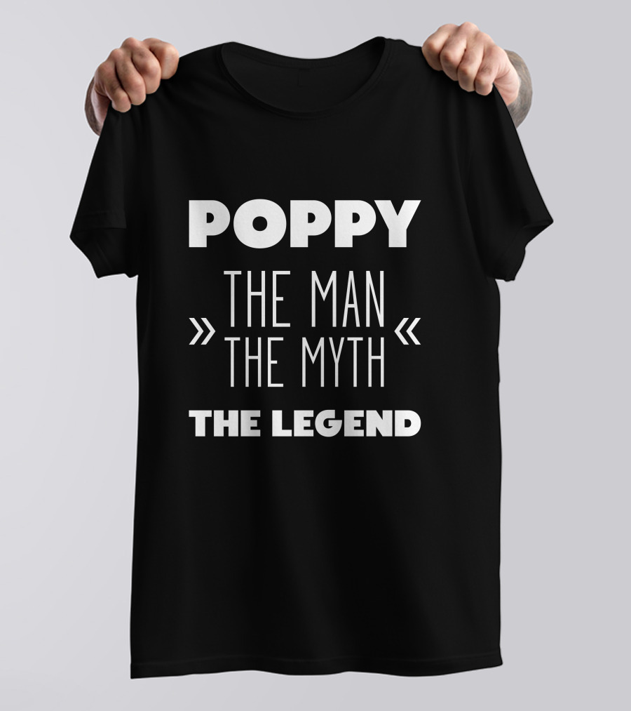 Mens Poppy The Man The Myth The Legend T-Shirt