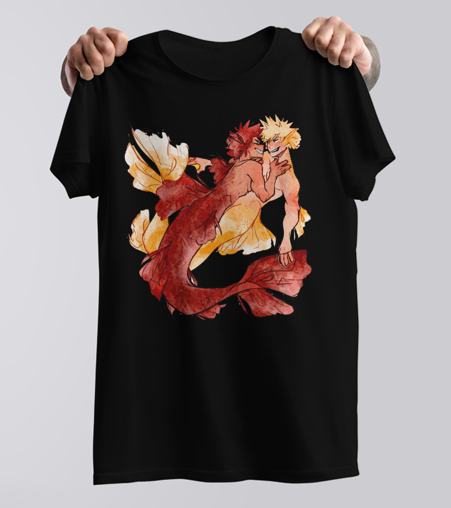 Mermaid Kiribaku My Hero Academia Fan T-Shirt