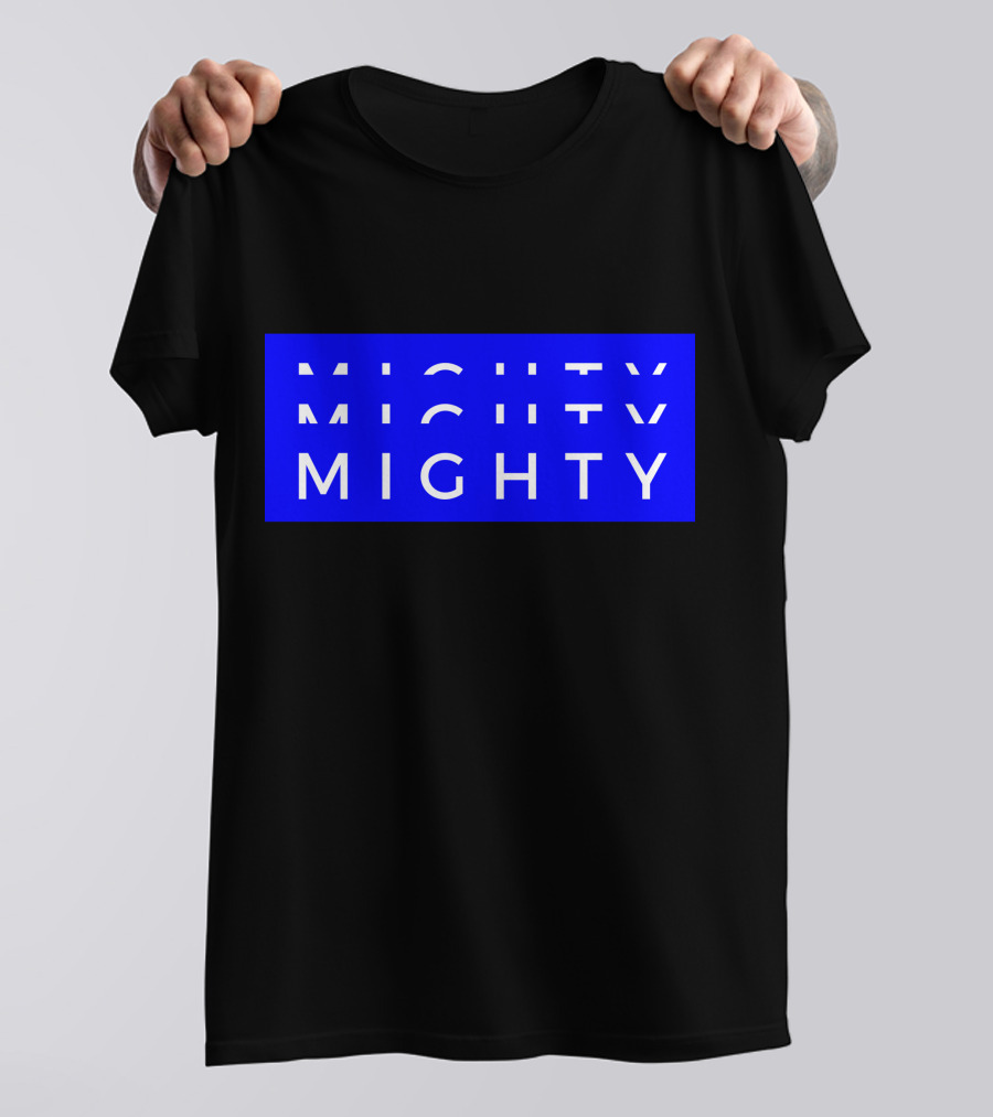 Mighty Mighty Bold Blue Text T-Shirt