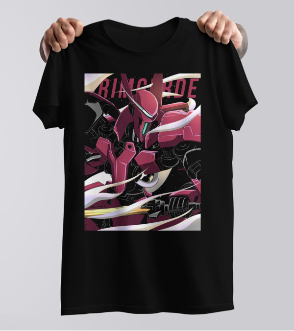 Mobile Suit Grimgerde Illustrated Anime Mecha T-Shirt