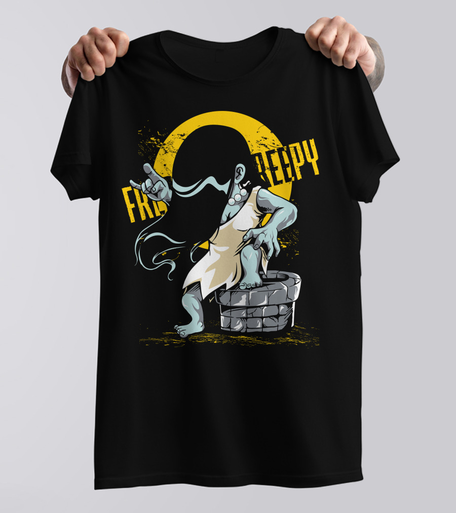 Creepy Rock And Roll Monster From The Well T-Shirt