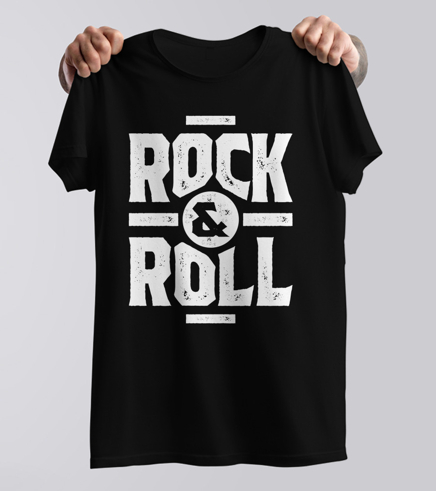 Rock And Roll Vintage Style Music T-Shirt