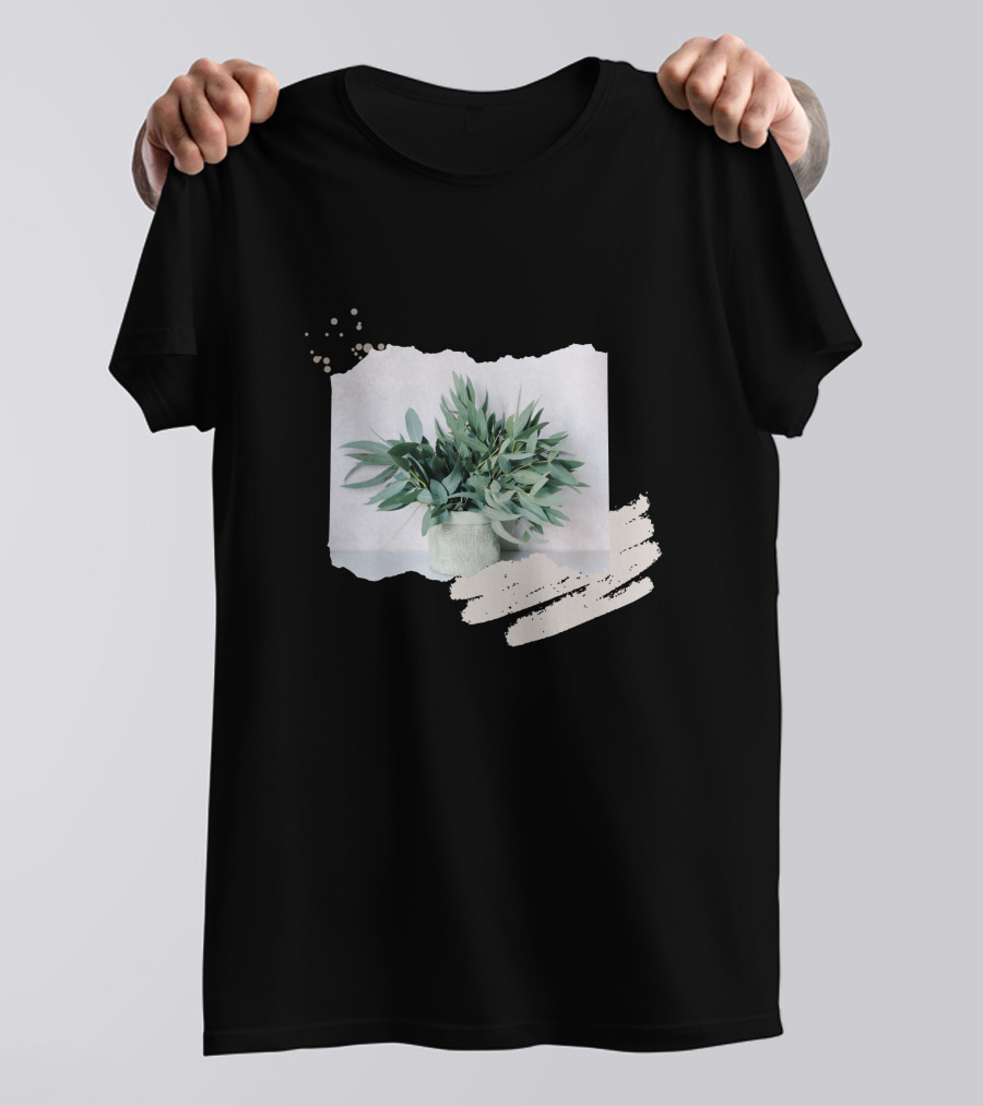 Russian Eucalyptus Leaves In Vase T-Shirt