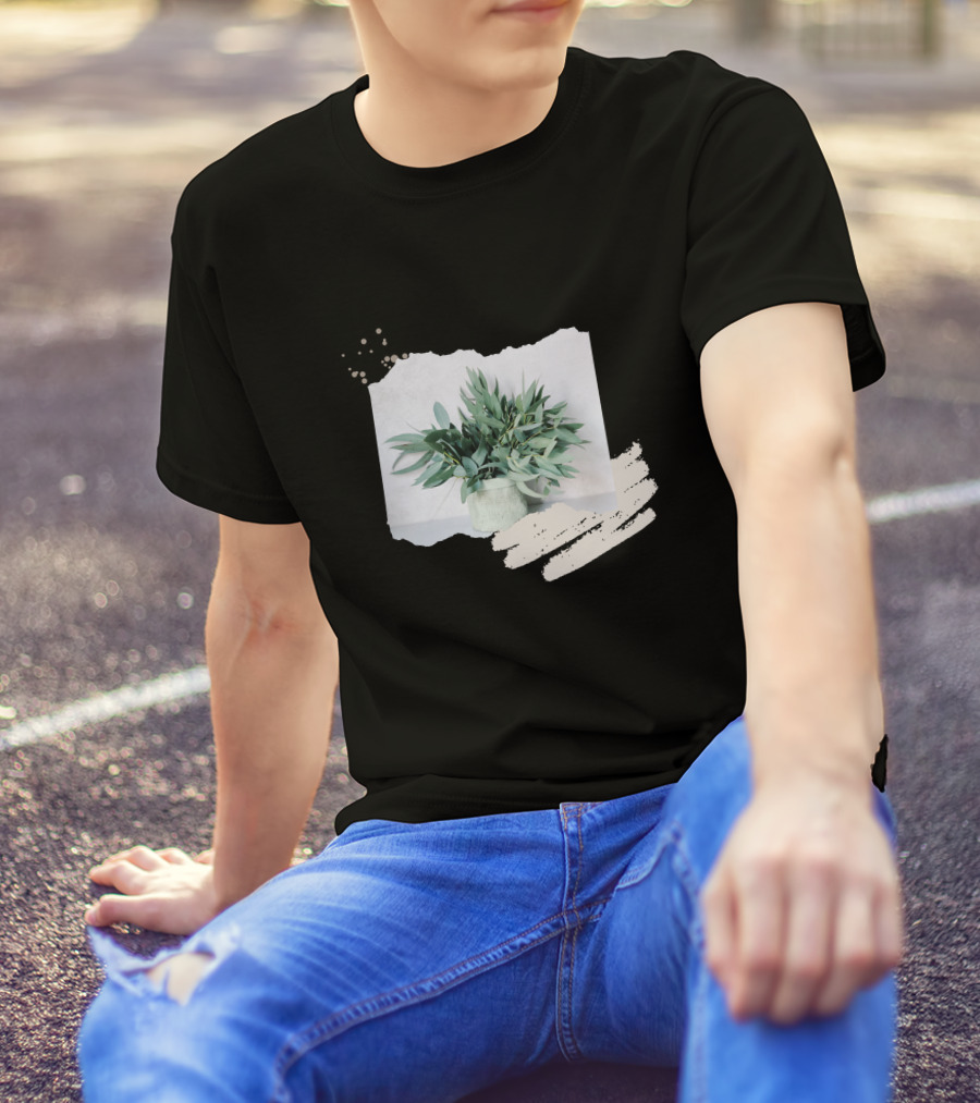 Russian Eucalyptus Leaves In Vase T-Shirt