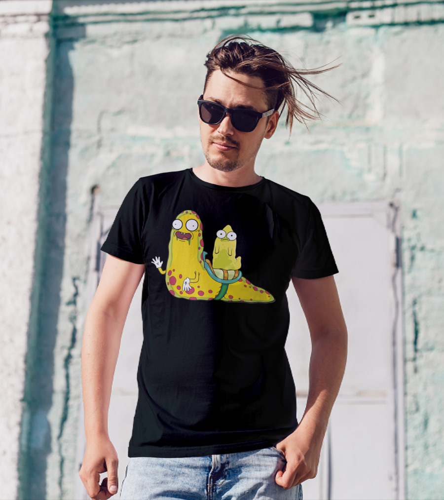 Solar Opposites Slug Pupa Funny Alien Creature Duo T-Shirt