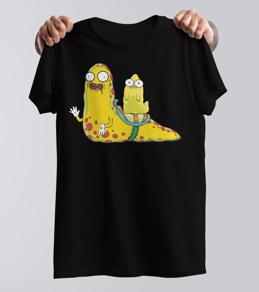 Solar Opposites Slug Pupa Funny Alien Creature Duo T-Shirt