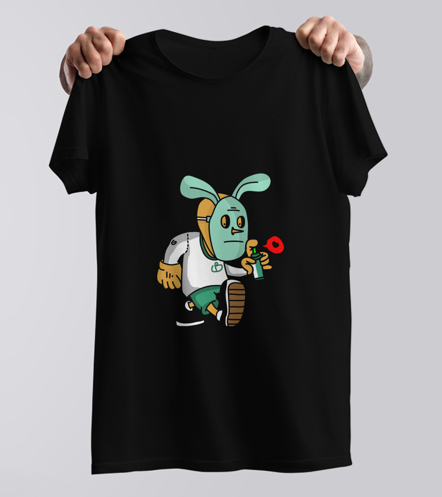 Spread The Love Bunny Spray Can T-Shirt