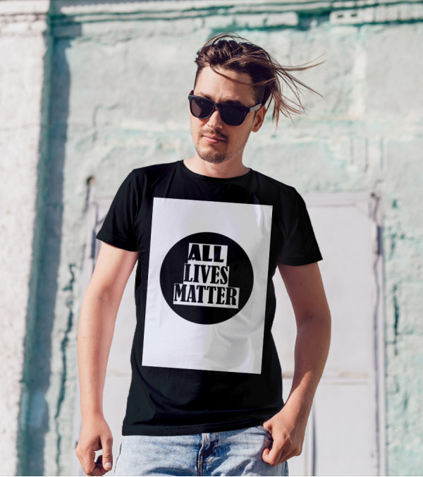 ALL LIVES MATTER BLACK CIRCLE T-Shirt