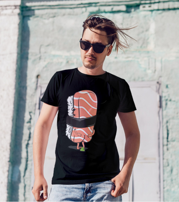 Ooops Sushi Poops Salmon Nigiri T-Shirt