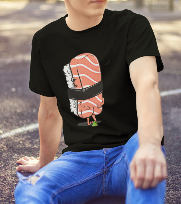 Ooops Sushi Poops Salmon Nigiri T-Shirt