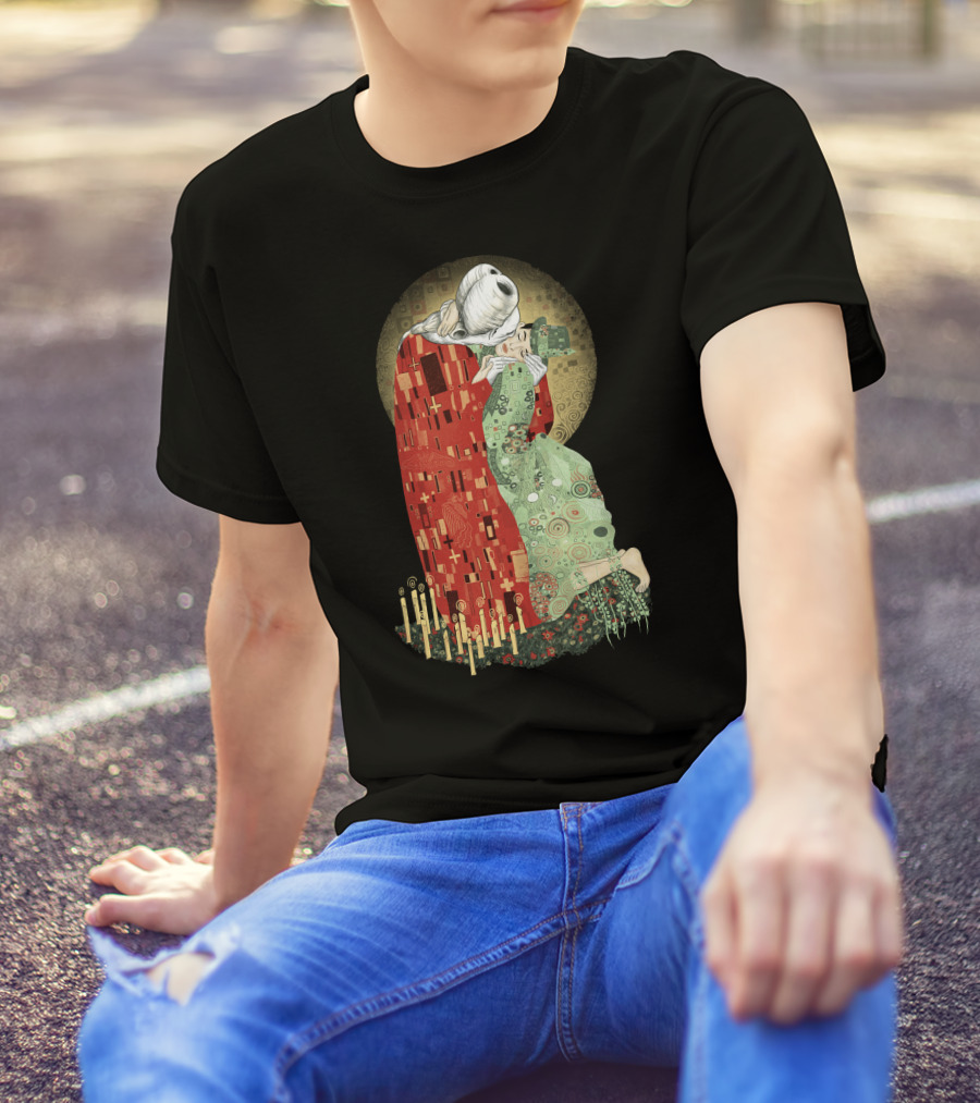 The Bloody Kiss Klimt Mashup Halloween Special Edition T-Shirt