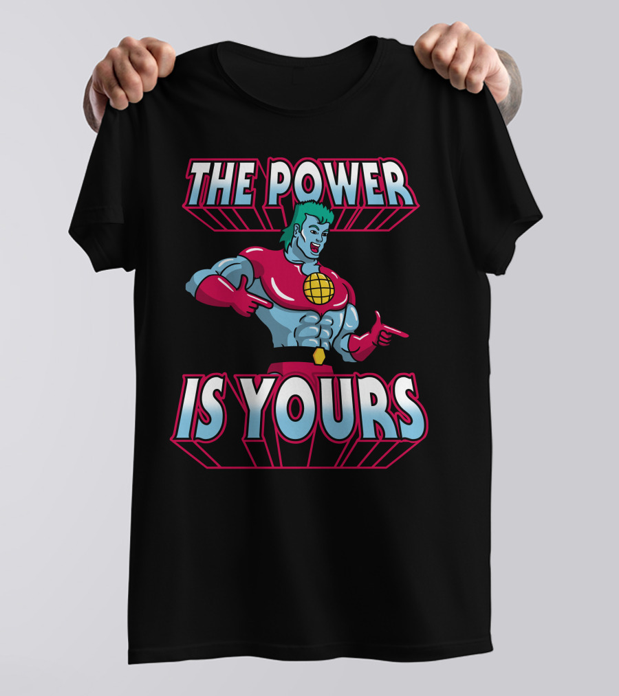 Captain Planet The Power Is Yours T-Shirt