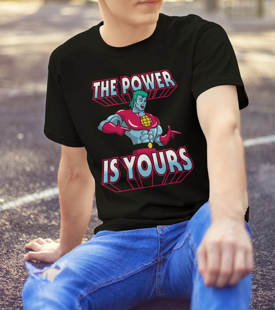 Captain Planet The Power Is Yours T-Shirt