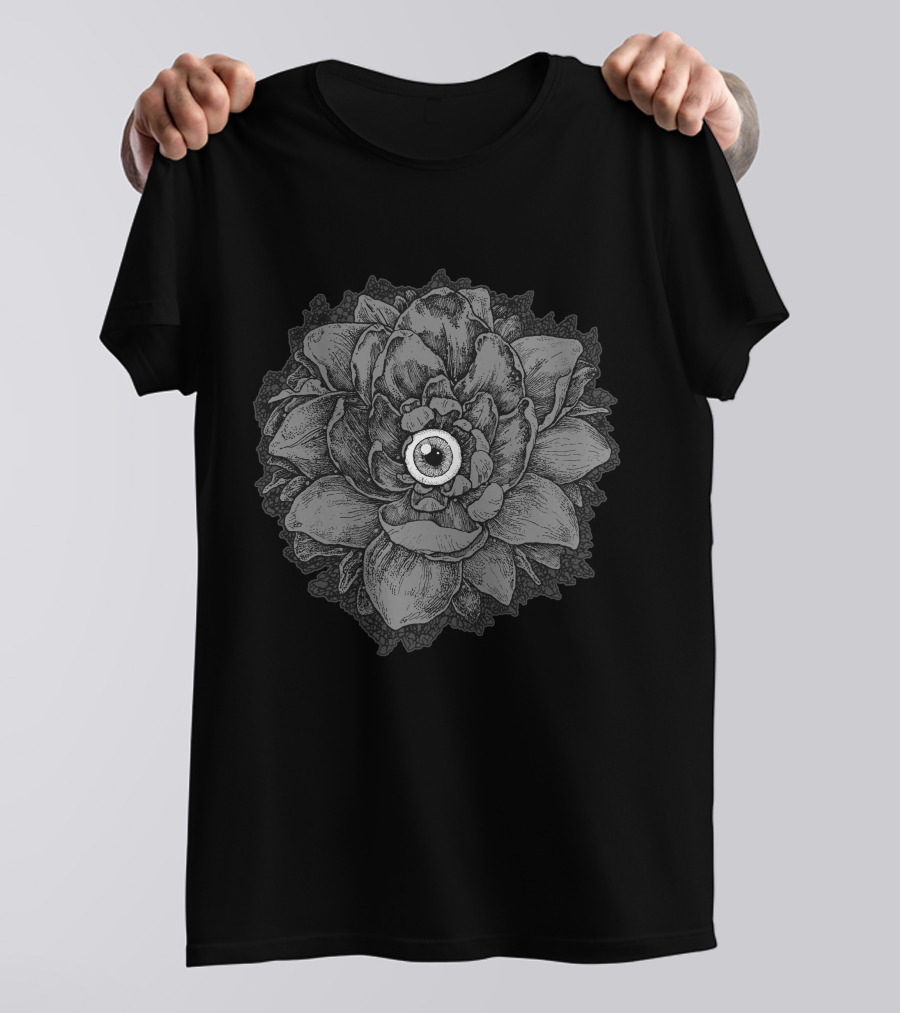 Trapped In Beauty Eye In Bloom T-Shirt
