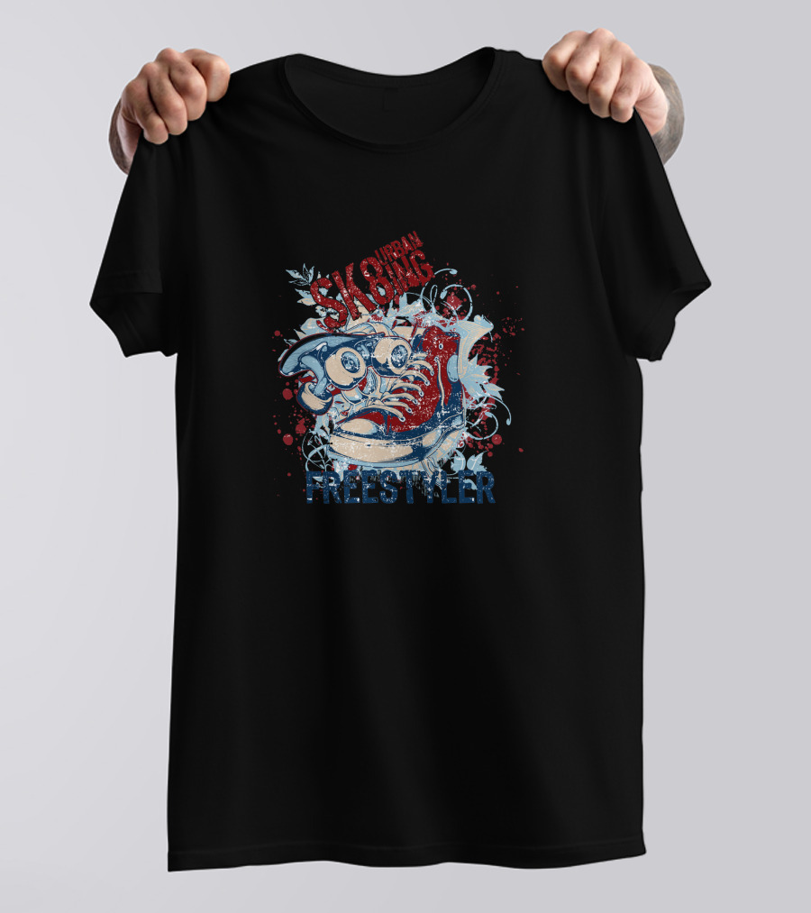 SK8 Urban Freestyler Roller Skate Sneakers T-Shirt