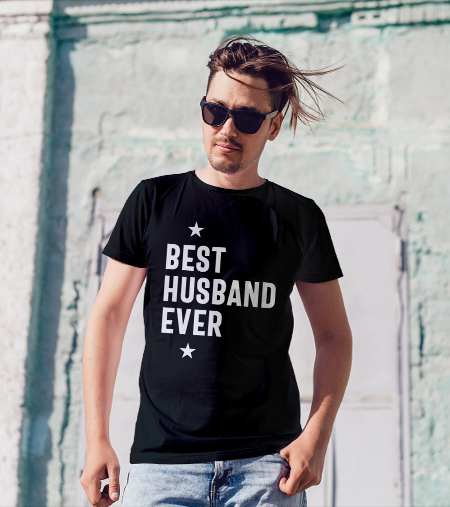 Best Husband Ever Wedding Anniversary Stars T-Shirt
