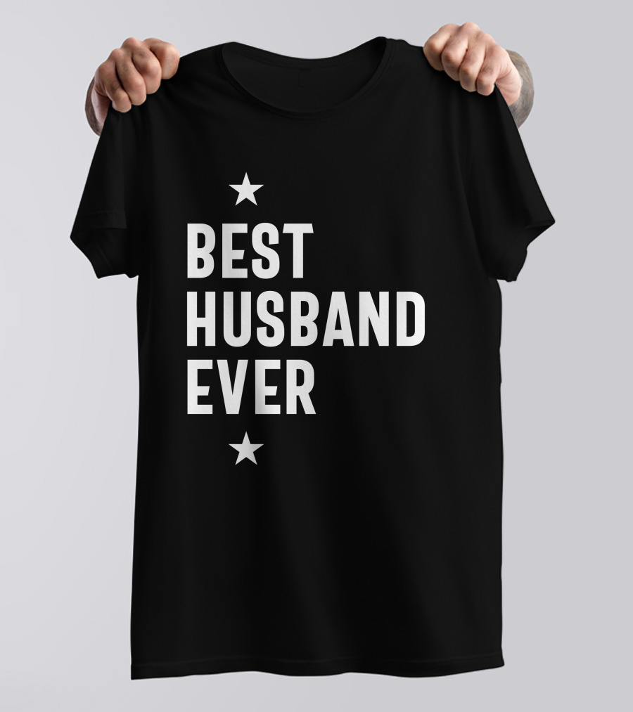 Best Husband Ever Wedding Anniversary Stars T-Shirt