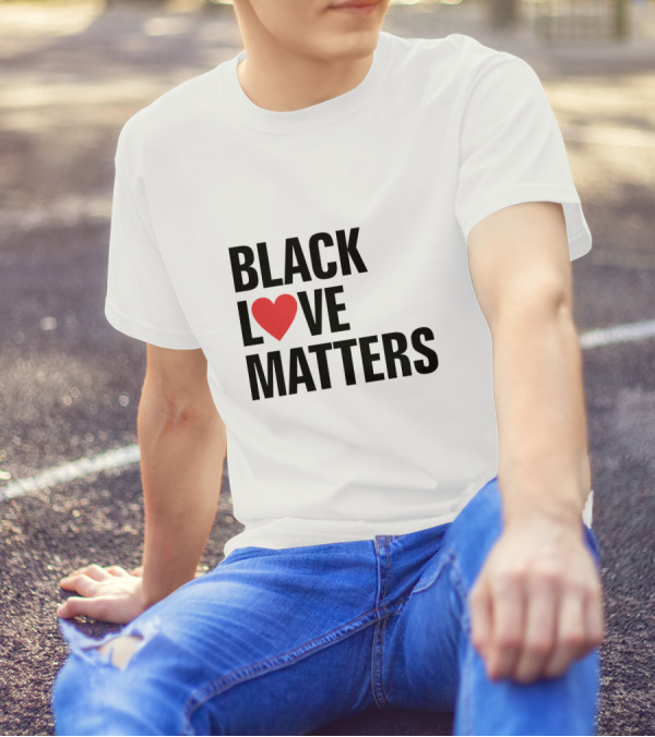 Black Love Matters Heart T-Shirt