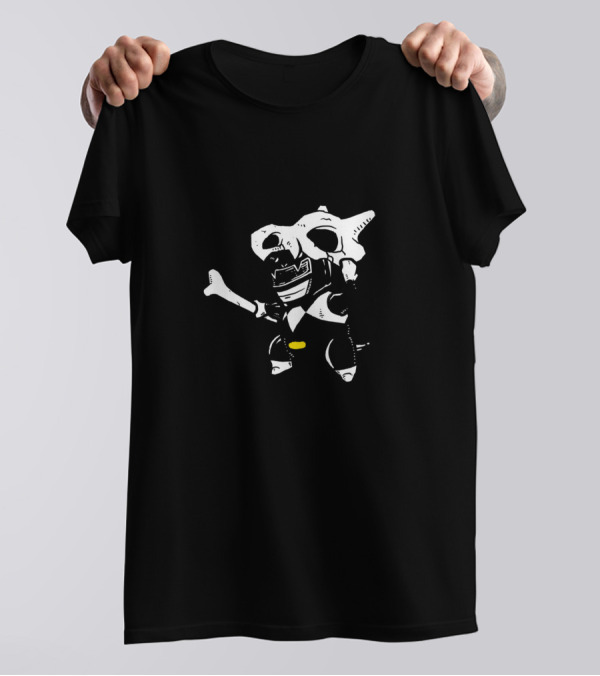 Mighty Morphin Power Ranger Meets Dinosaur Fusion Black Ranger Dog T-Shirt