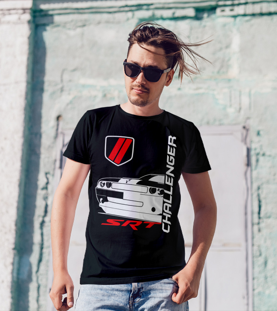 Challenger SRT Car Emblem T-Shirt