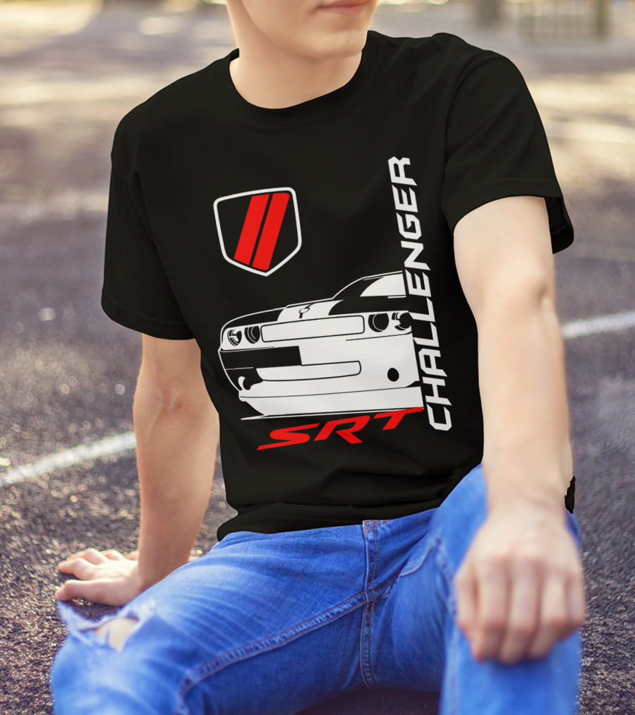 Challenger SRT Car Emblem T-Shirt