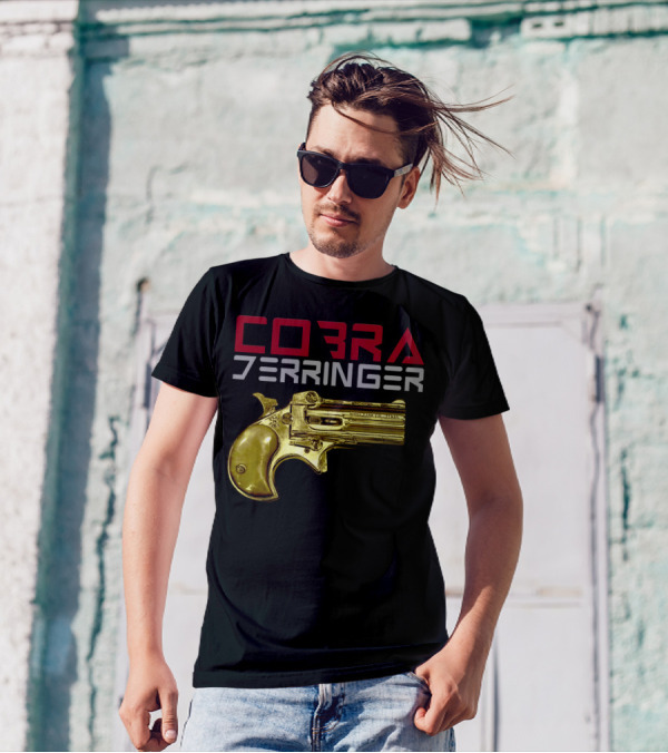 COBRA Derringer Golden Pistol T-Shirt