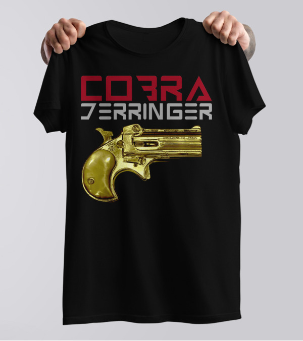COBRA Derringer Golden Pistol T-Shirt