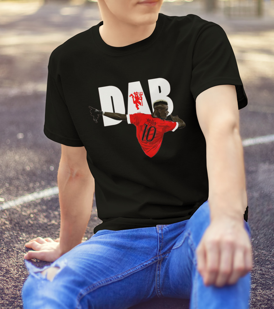 Dab Pogba 10 Manchester Football Gesture T-Shirt