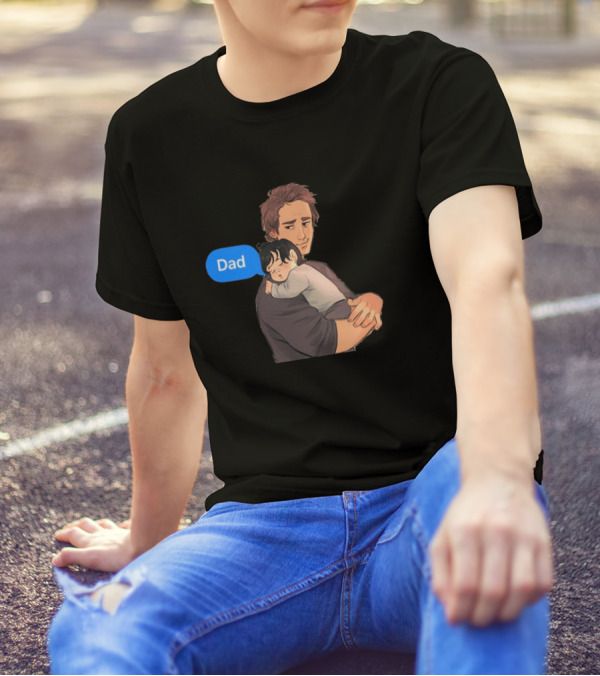 DaddyDad Dad Hugging Child T-Shirt
