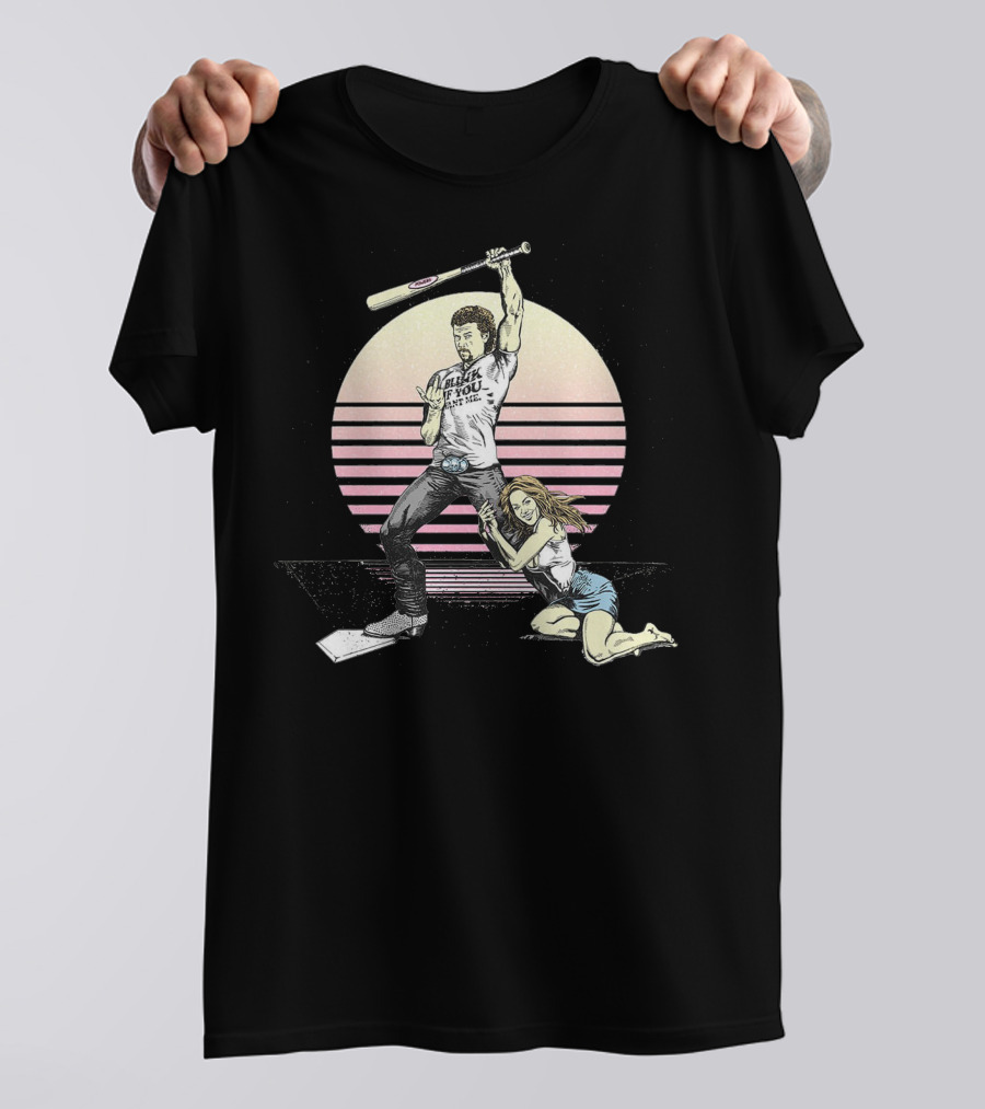 Eastbound And Down Kenny Powers Baseball Sunset T-Shirt