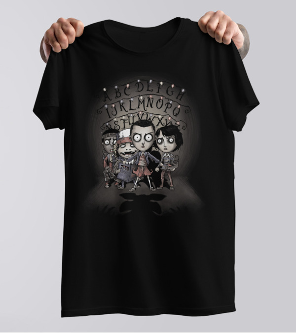 Stranger Things Demogorgon Alphabet Lights T-Shirt