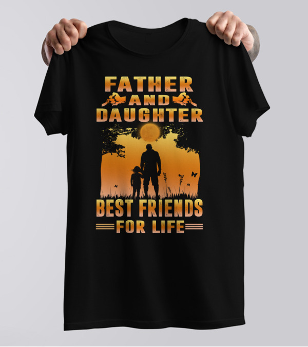 Fist Bump Father And Daughter Best Friends For Life Twilight T-Shirt