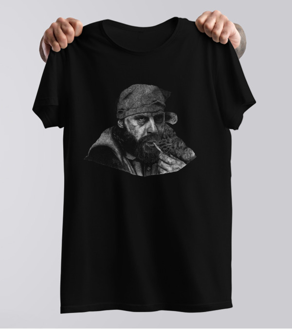 Fitzgerald The Revenant Smoking Bandana Rugged Man T-Shirt
