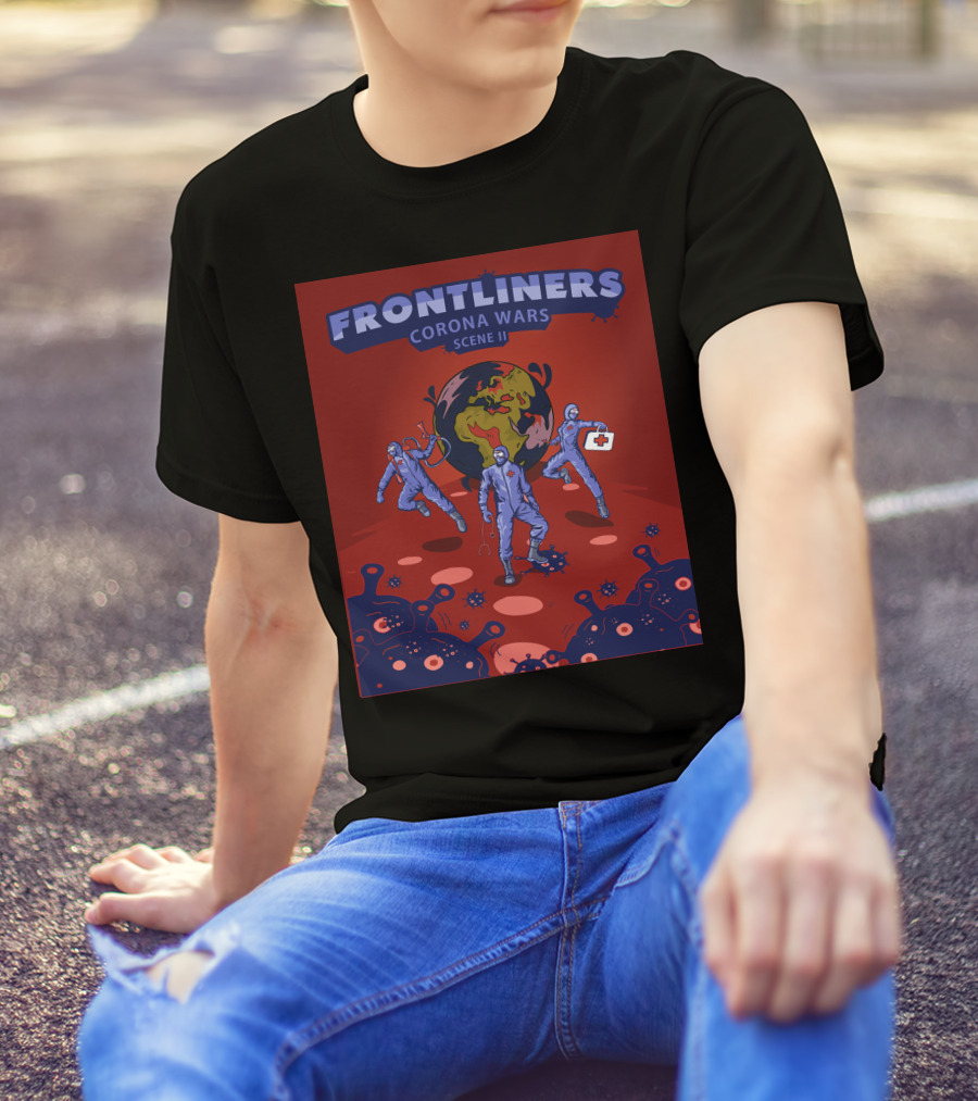 FRONTLINERS CORONA WARS SCENE II T-Shirt