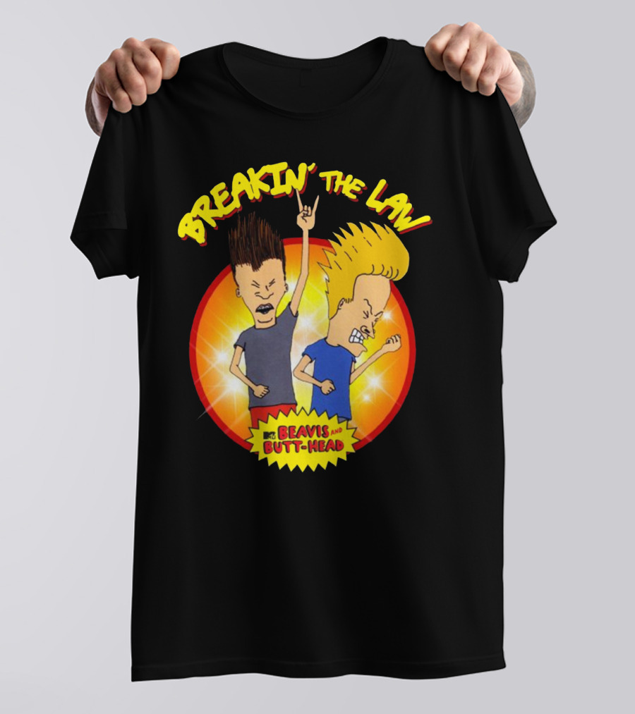 Beavis And Butt-Head Breakin' The Law T-Shirt
