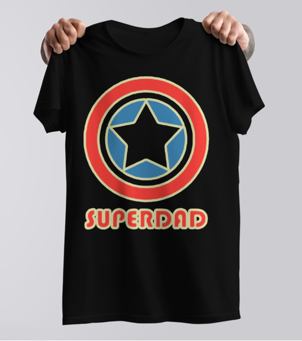 Superdad Star Shield T-Shirt