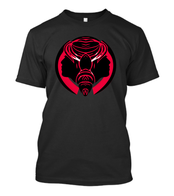 Gemaux Zodiac Gemini Symbol Red And Black T-Shirt