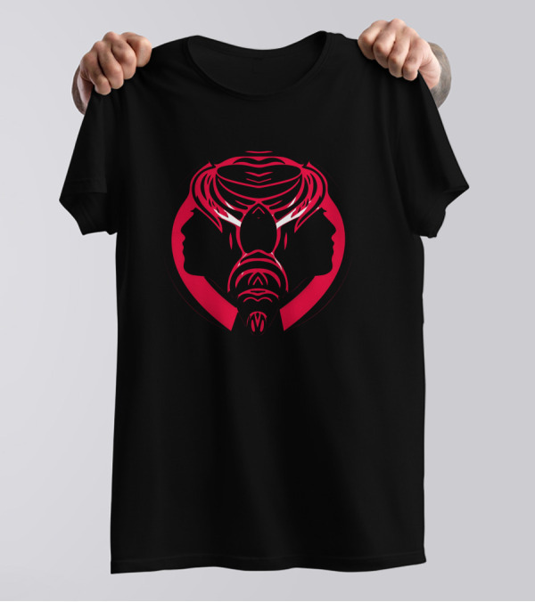 Gemaux Zodiac Gemini Symbol Red And Black T-Shirt
