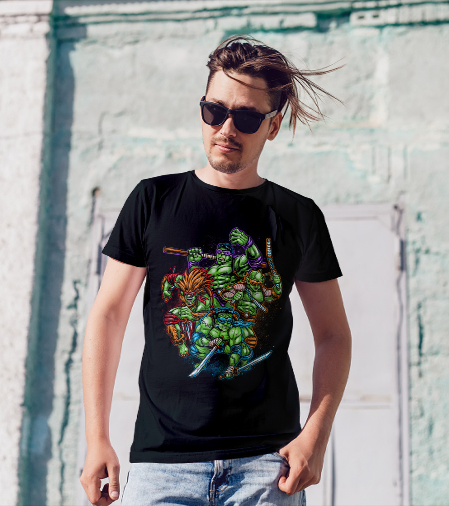 Teenage Mutant Ninja Hulks Crossover Villain T-Shirt
