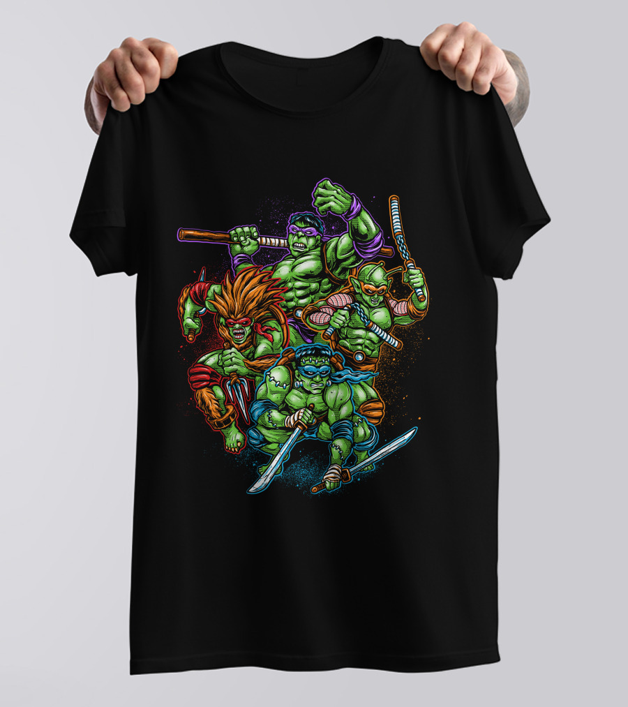 Teenage Mutant Ninja Hulks Crossover Villain T-Shirt